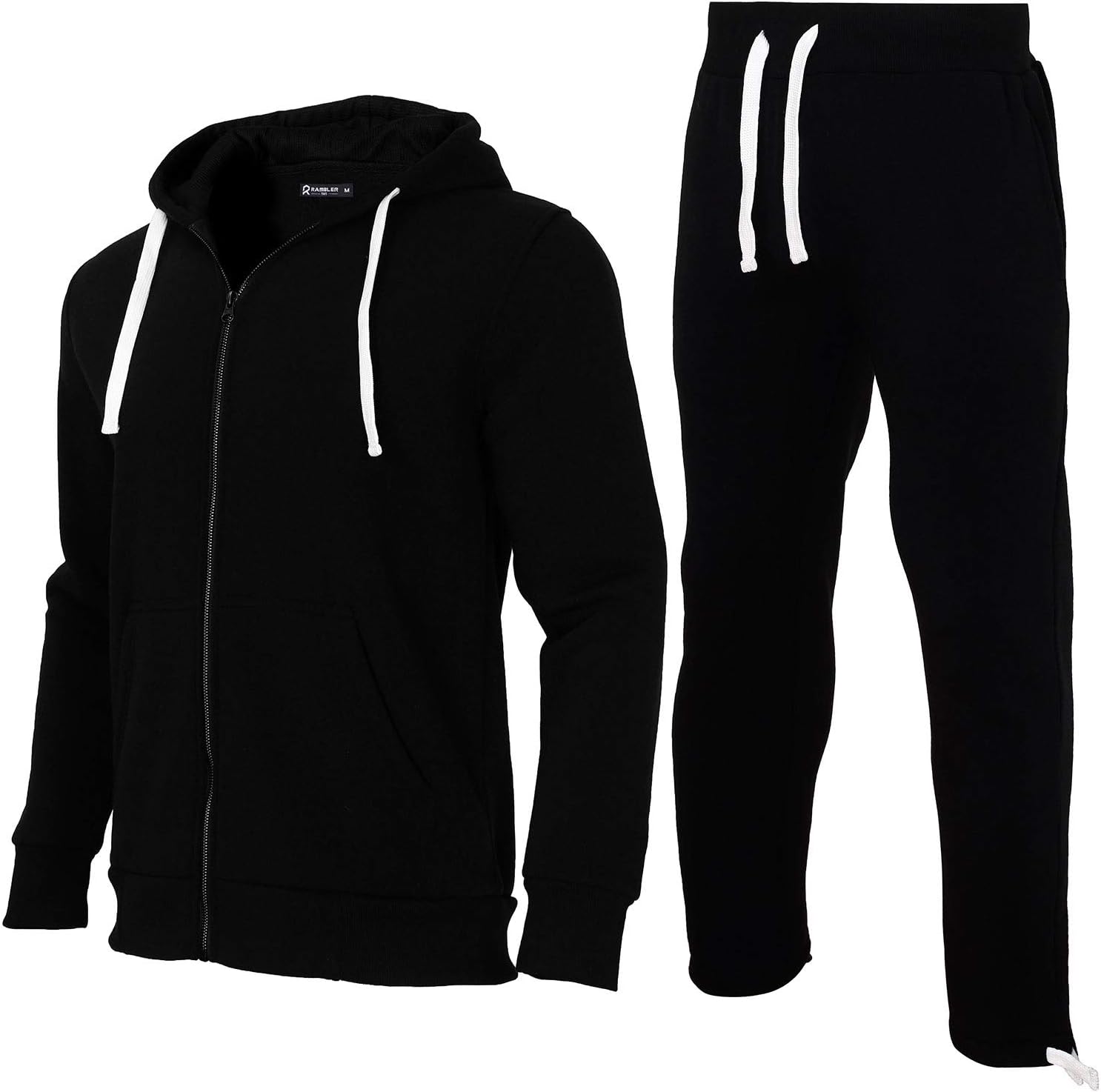 full black essentials tracksuit