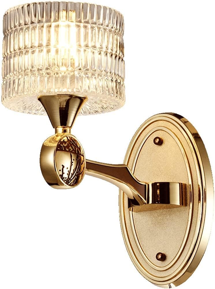 HYJAUSXB European Wall Light Frivolous Extravagant Sconce Lights Gold Single Indoor Embedded Lamp Zinc Alloy Lighting, Pendant