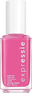 Essie expressie, Quick-Dry Nail Polish, 8-Free Vegan, Hot Pink, Trick Clique, 0.33 fl oz