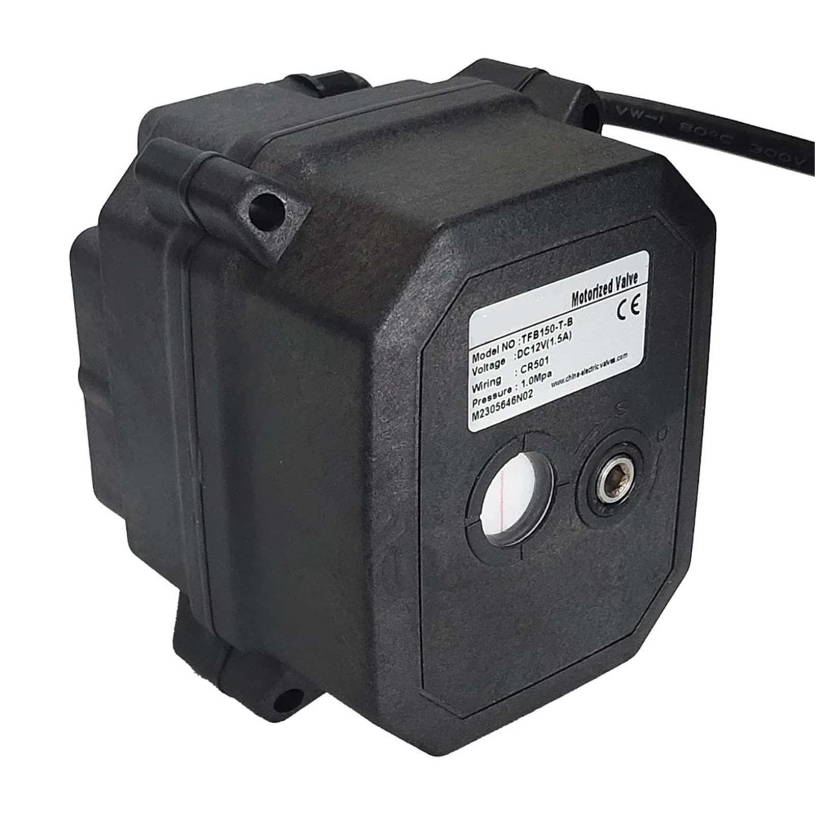 Actionneur vanne électrique 2 secondes DC12V CR303 commande manuelle secours 15Nm