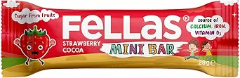 Fellas Kids Meyve Bar  ilekli ve Kakaolu 28 gr