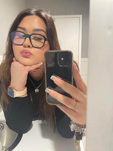 Miniatura 3 de VISOONE BENNETT - Gafas cuadradas de gran tamaño con bloqueo de luz azul para computadora para mujeres y hombres