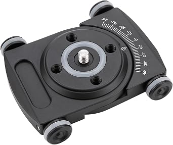 FY? 01 Tabletop Dolly Roller for Cameras and Smartphones | Video Slider with Movie Shot / 4 Screw Connections