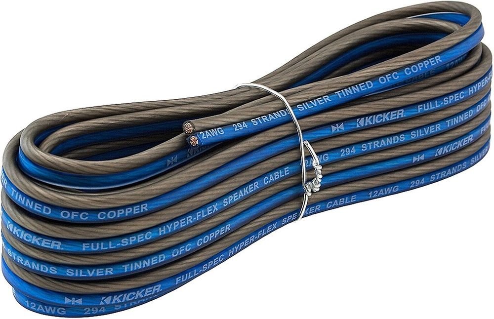 Kicker QW1220 20-Feet 12-Gauge AWG Q-Series Speaker Wire