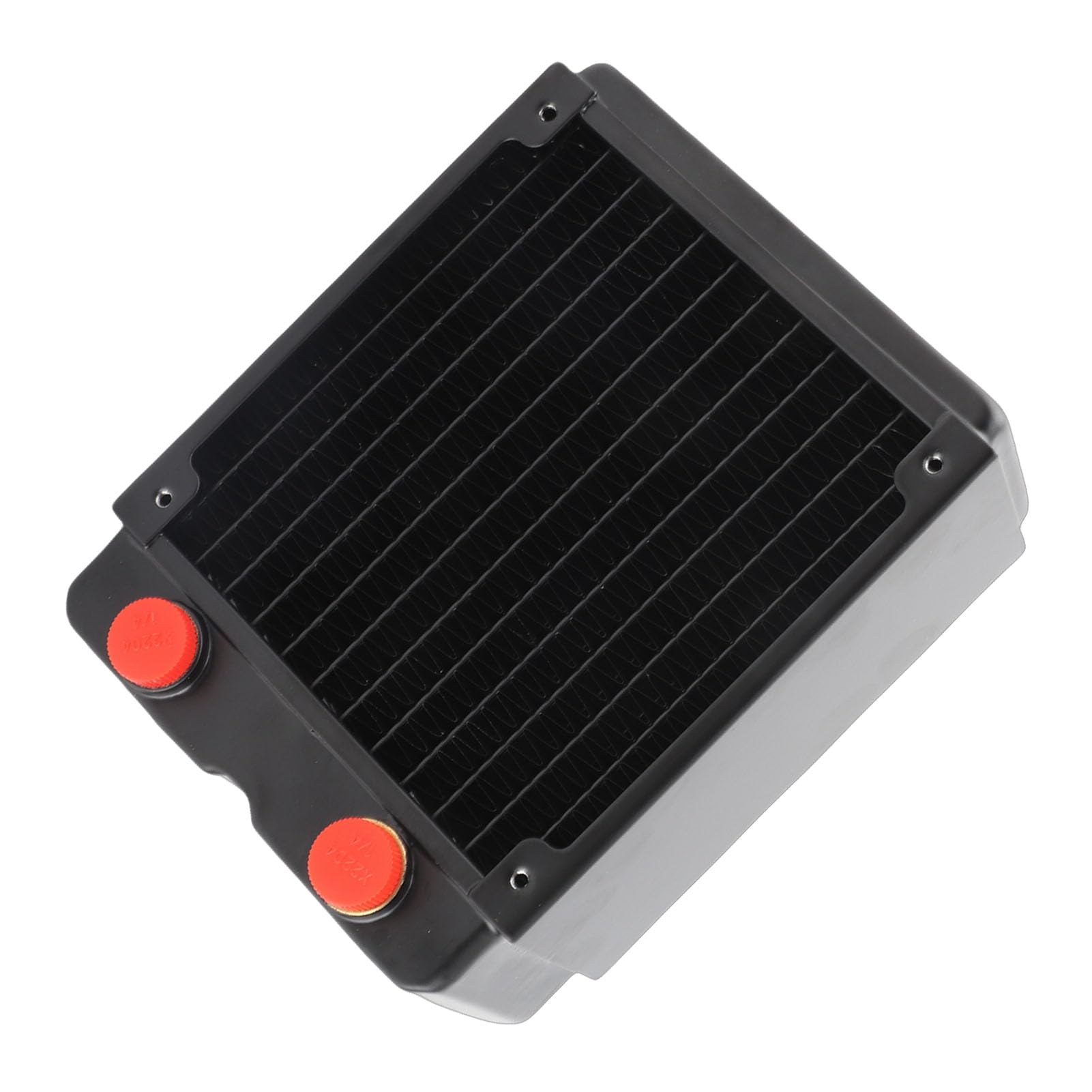 EMUKOEP Radiatore in Rame di Raffreddamento Ad Acqua per Computer Efficiente Dissipatore di Calore per PC a 3 Strati a 12 120 Mm G1/4 per Sistemi di Raffreddamento Ad Acqua per Computer