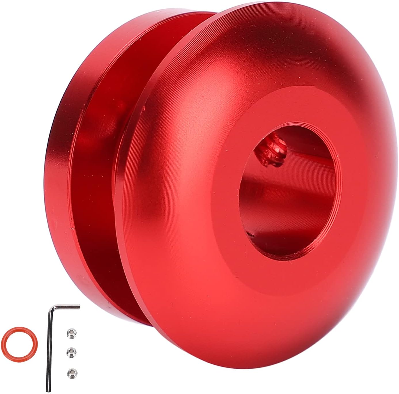 Shift Knob Boot Retainer Fixing Shifter Stopper for Car Universal Fit Gear Knob Limiter Gear Shift Boot Adapter (A(red))