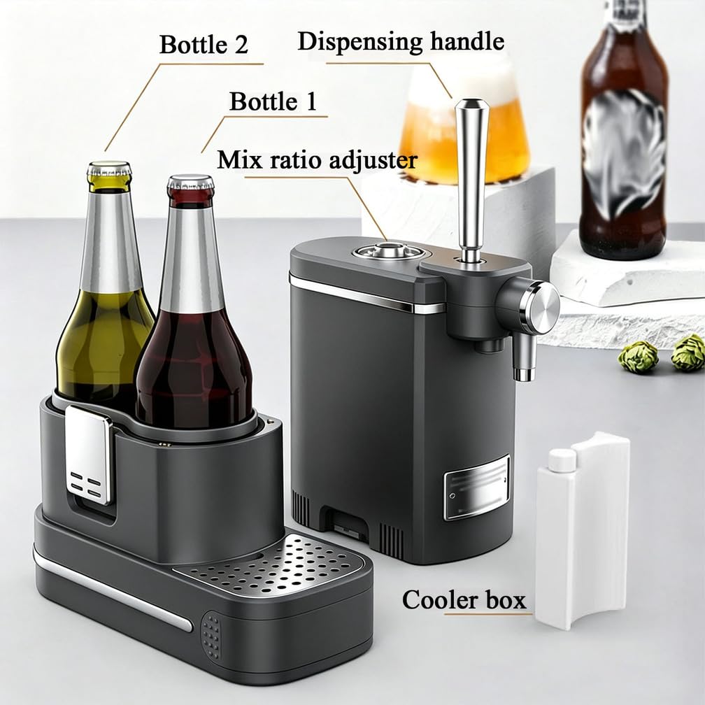 Dispensador De Cerveza con Enfriador,Tirador De Cerveza Portatil