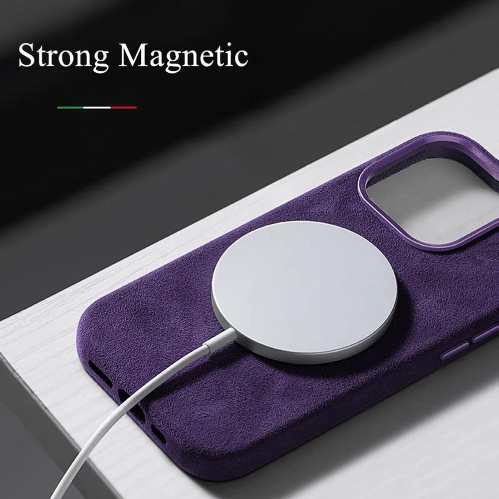Funda Protectora de Metal para iPhone 12, 13, 14, 15, 16 Pro MAX, con atracción magnética, de Alta Gama, importada, Azul, para iPhone 15 Plus