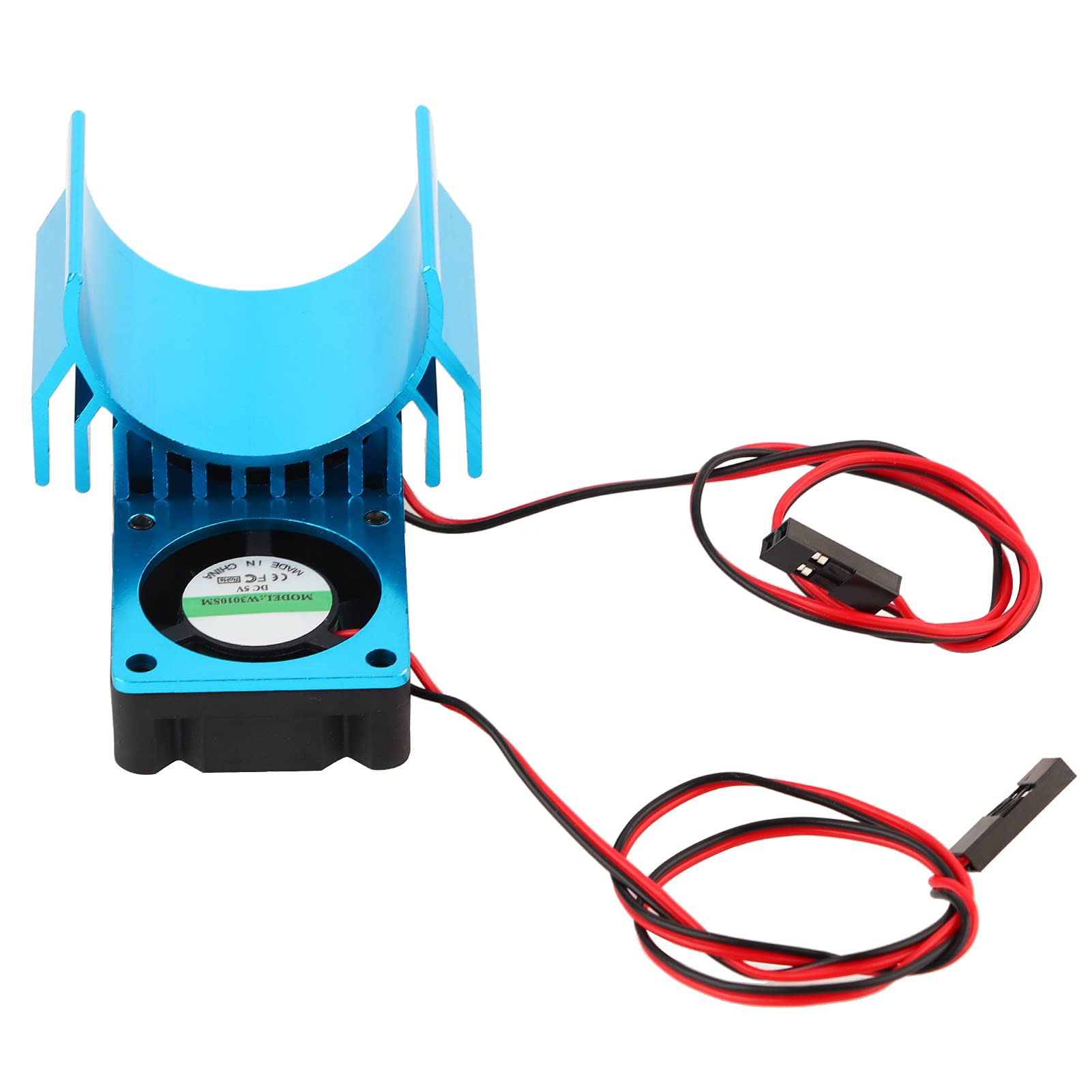 RC Motor Heatsink With Fan For 540 550 3650 Brushless Motors - Aluminum Cooler For 1/8 1/10 RC Cars