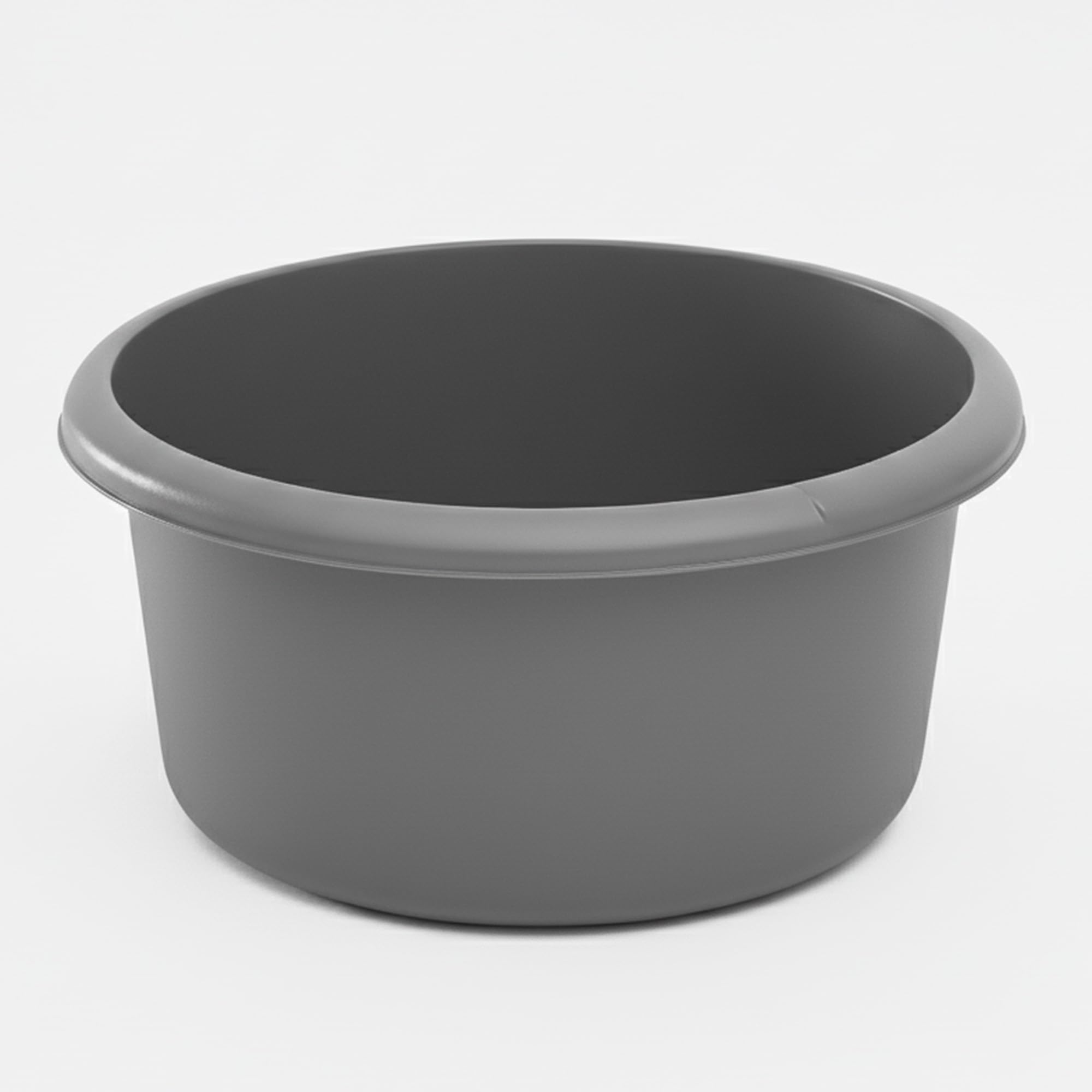 Besto Grey Washing Up Bowl For Sink | 4 Liter Small Round Kitchen Sink Bowls | Wash Up Basin Bowl For Kitchen Sinks