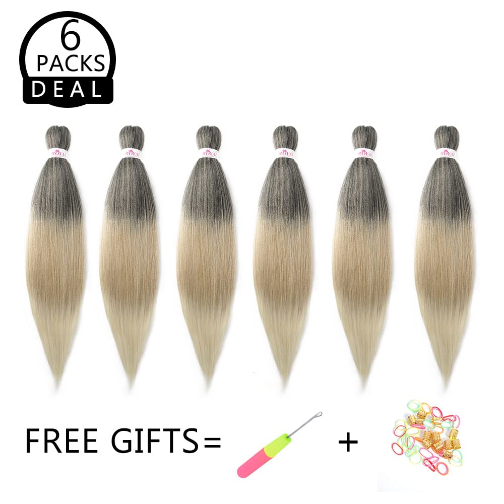 Buy Ombre Braiding Hair Pre stretched 30inch Long Prestretched Braiding