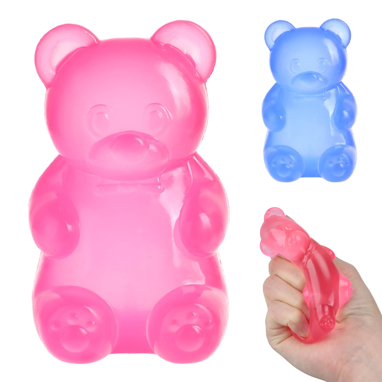 YOTOY Squishy Stress Relief Ball Toys for Kids Adults: Squishy Bear Fidget Toys for Anxiety Relief Cute Sensory Squeeze Balls Gifts for All Ages Kid Adults Presents Toy for Sensory Play