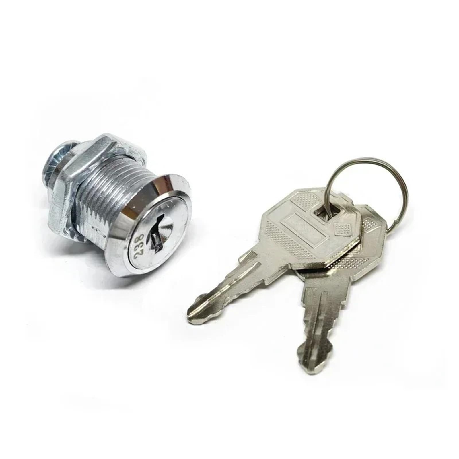 Serrure à came pour armoire HJ05 - Barillet 30mm avec 2 clés pour boîte aux lettres et tiroir