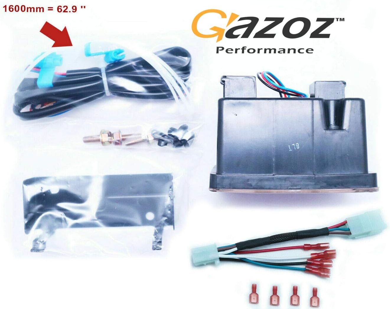 Prоmо 40% оƒƒ Gazoz Performance F1 Hyper 4th Brake Light For 15-21 Subaru WRX STI XV Red Lens - Red Housing JDM