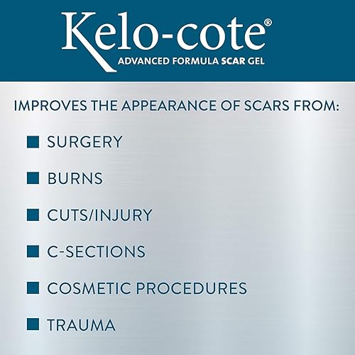 Miniatura 2 de Gel cicatrizante de fórmula avanzada Kelo-Cote para el cuidado de la piel, para cicatrices de acné, quemaduras, quirúrgicas, de cesárea