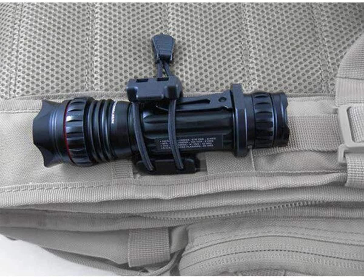 4 Pieces Tactical Gear Molle Clips Molle Attachments Multifunction Hanging Buckle for Molle Backpack Tactical Vest image 4