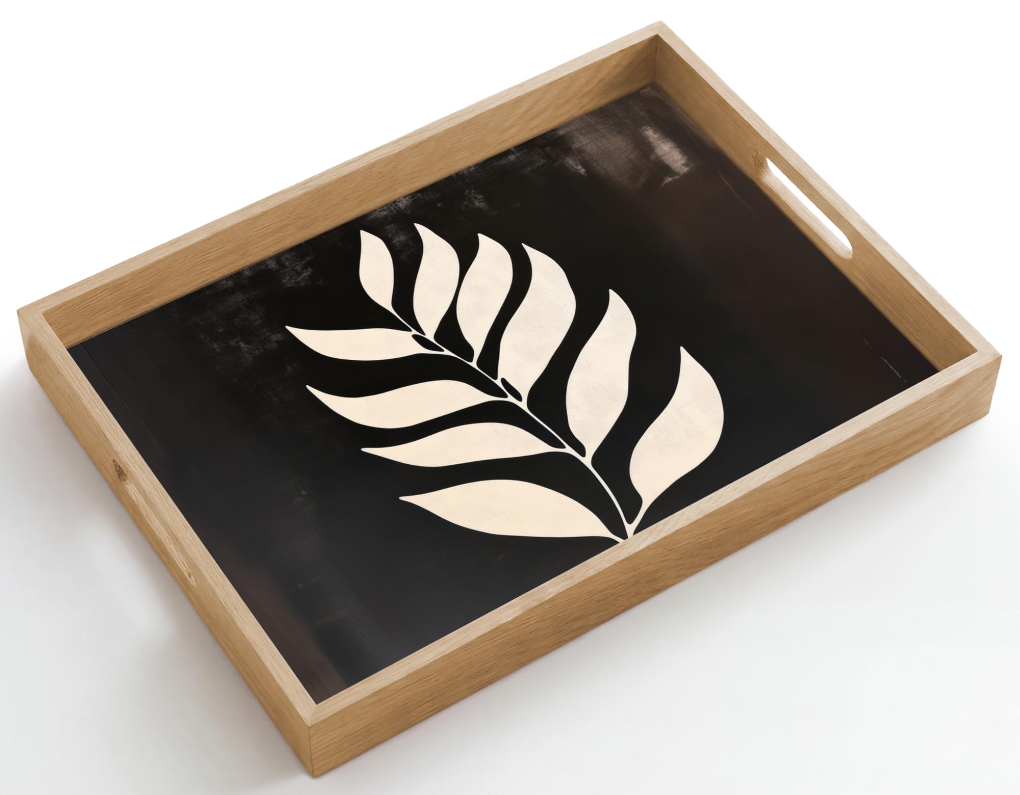 Plateau Bois Plateaux Service Decoratif Table Dejeuner Résistant