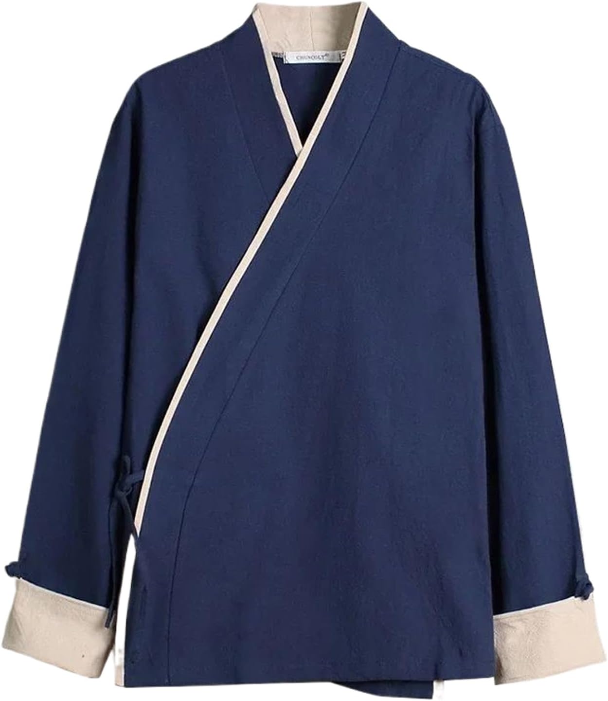 Men's Kimono Shirt Cardigan Traditional Men's Chinese Samurai Costume Casual Harajuku Kimono Streetwear Tops