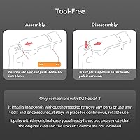 Vista 7 de Estuche Protector/Cubierta para DJI Osmo Pocket 3 Accesorios, Protector de Gimbal/Lente/Pantalla Osmo Pocket 3