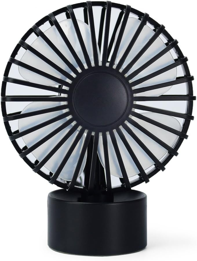 USB Fan, FTUNG Mini USB Desk Table Fan Personal Cooling for Traveling Hiking Fishing Camping Desktop or Car Use