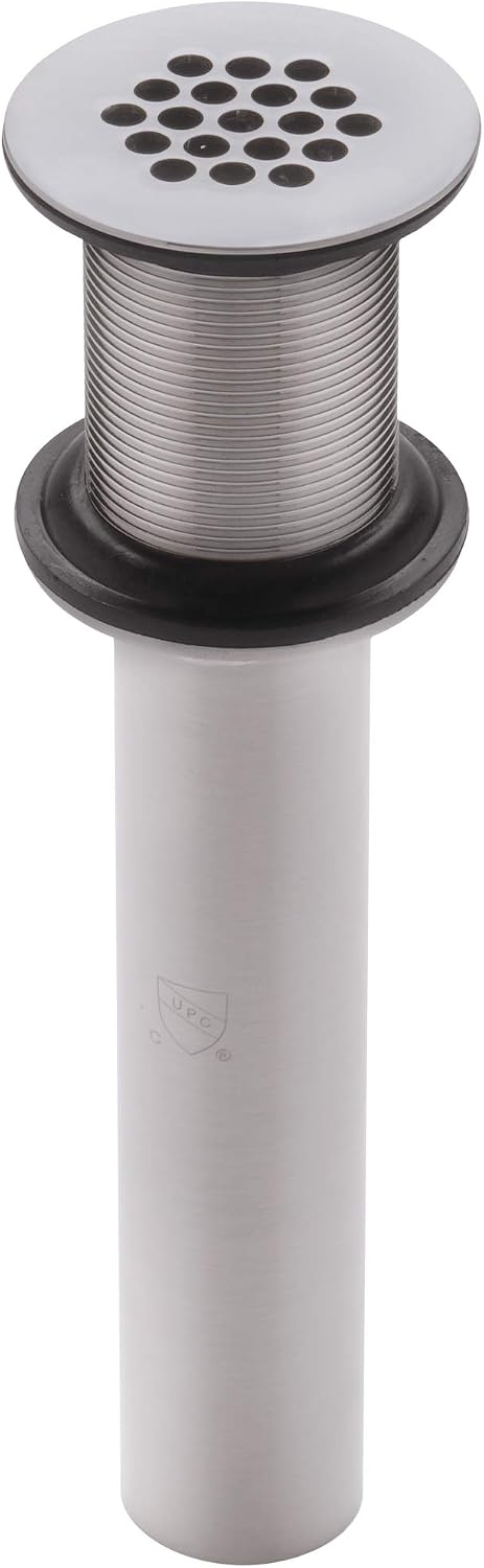 Novatto Vessel Sink Strainer Drain, Brushed Nickel