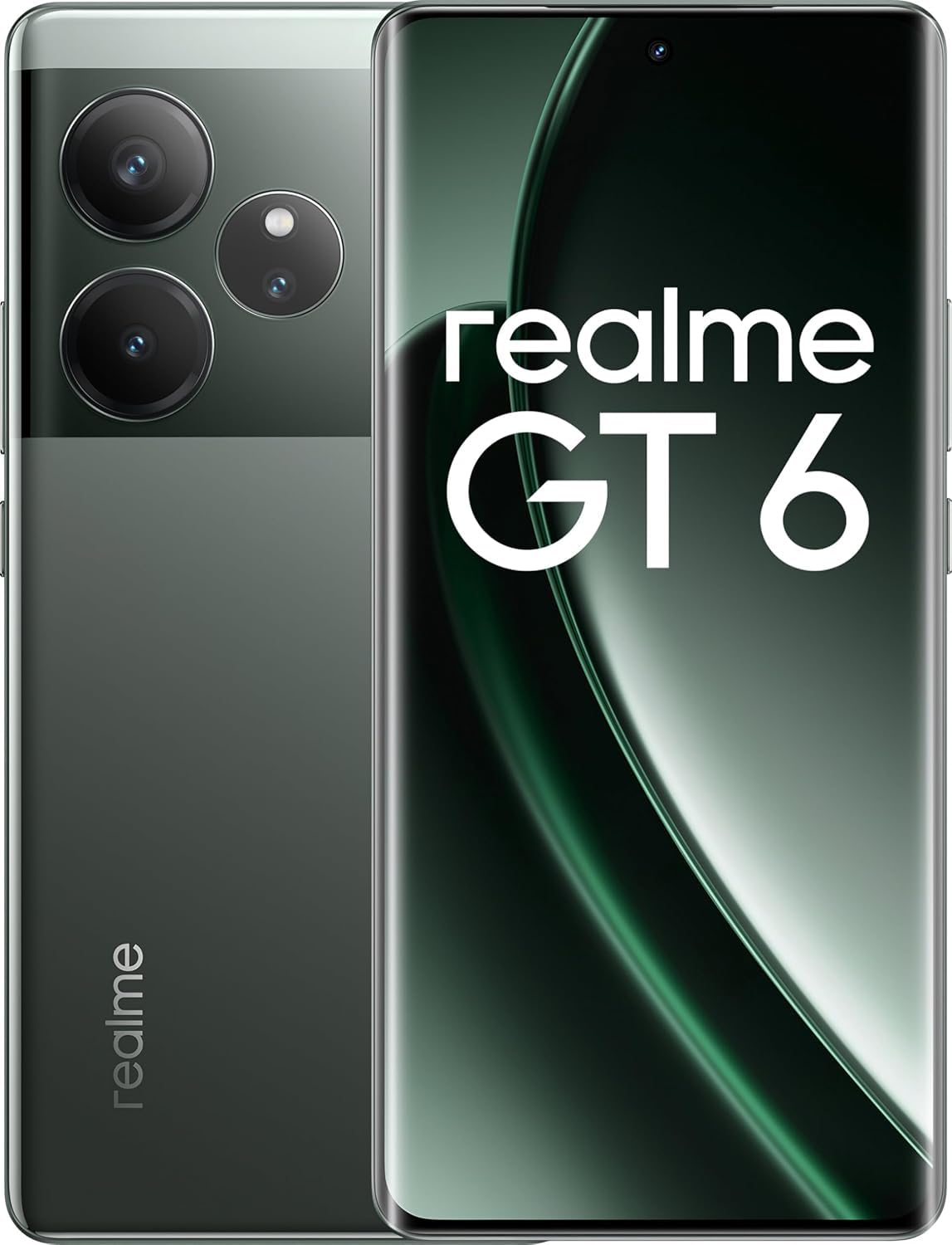 realme GT 6 5G Smartphone 12GB+256GB Green, 6.78 inch Screen