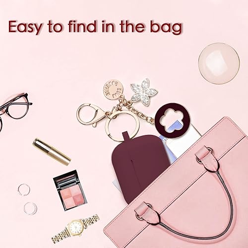 Miniatura 7 de OLEBAND Funda para Airpods de 3 generación con bonito llavero brillante funda protectora de silicona y antideslizante para Apple Air Pod 3 LED