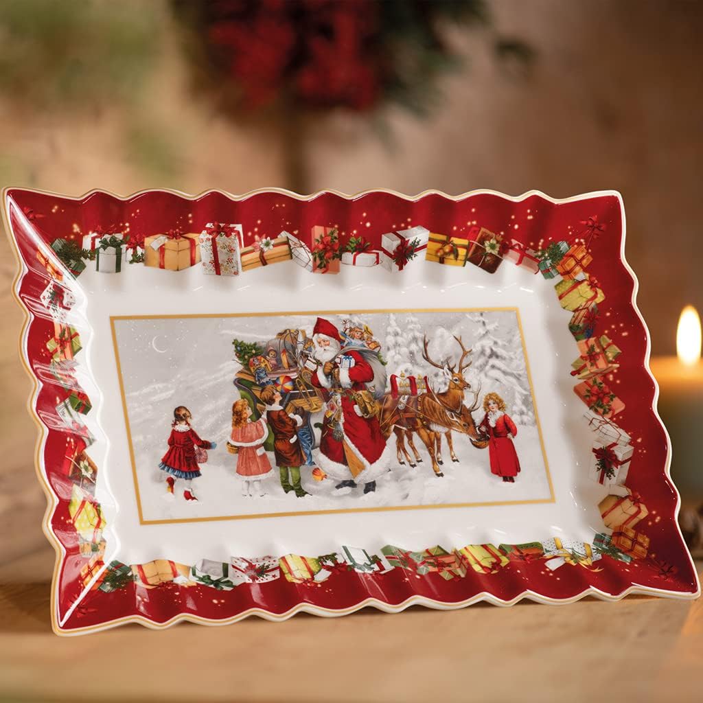 Villeroy & Boch, Toy's Fantasy Cake Plate Rectangular, Microwave Safe, Large Cake Plate, Serving Plate, Serving Board - Image 3