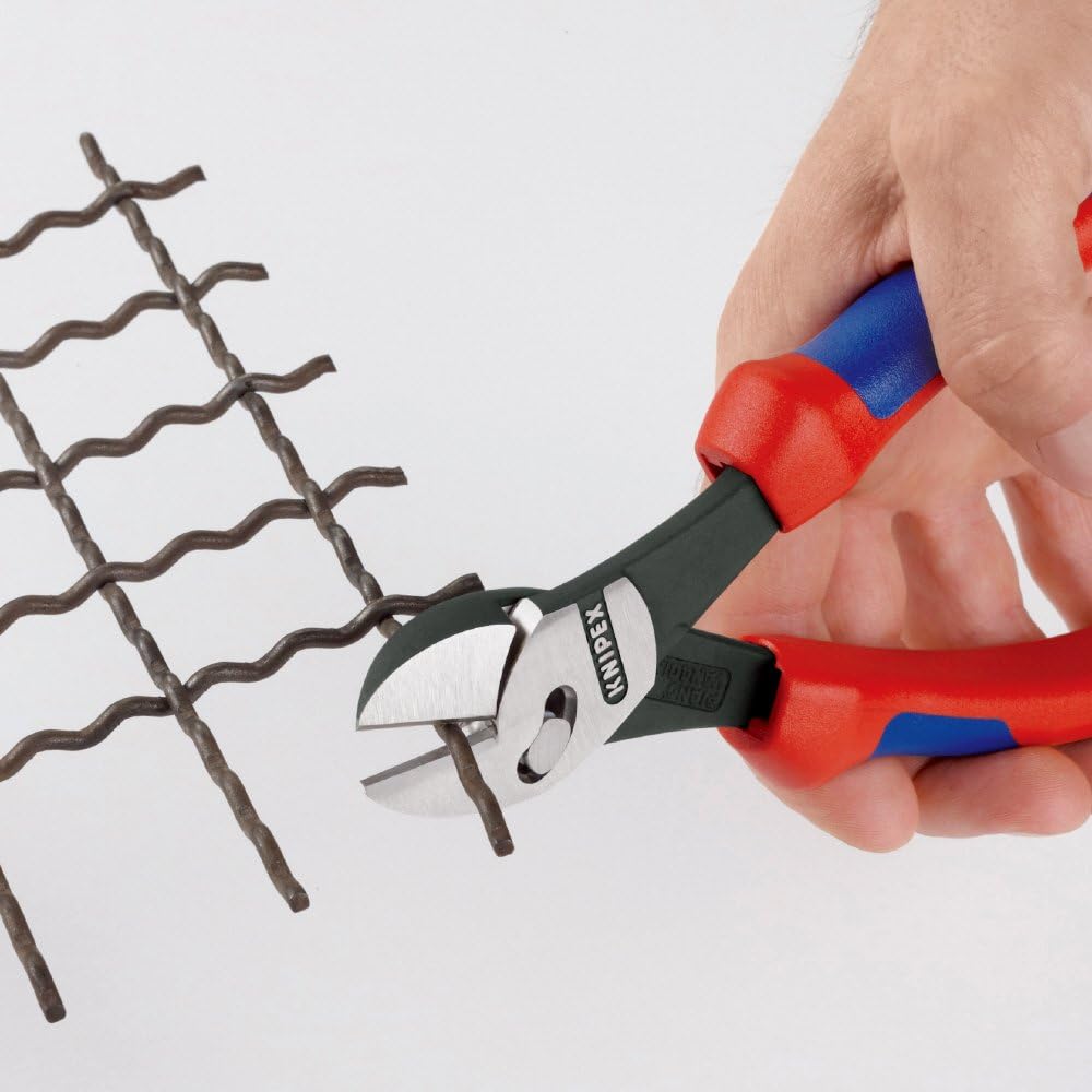 Knipex 73 72 180 High Performance Diagonal Cutters "TwinForce" with soft handle