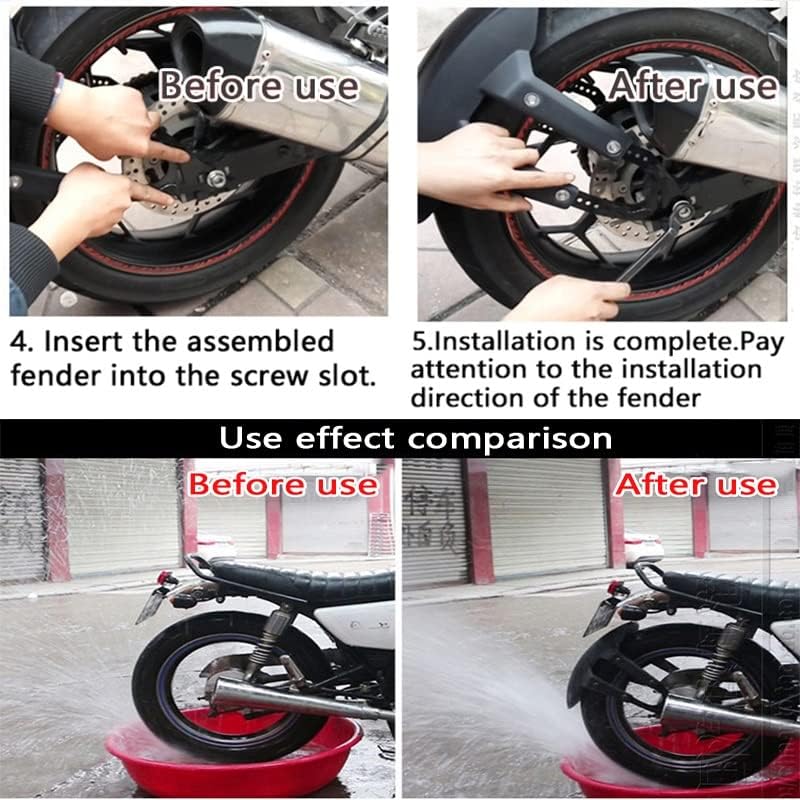 Miniatura 7 de Guardabarros para motocicleta cubierta para rueda de guardabarros para motocicleta guardabarros trasero soporte para motocross Benelli Tnt 125 135