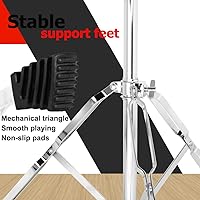 Vista 4 de ENNBOM Soporte de trípode de altura ajustable Soporte de montaje plegable para timbre de barra de percusión musical