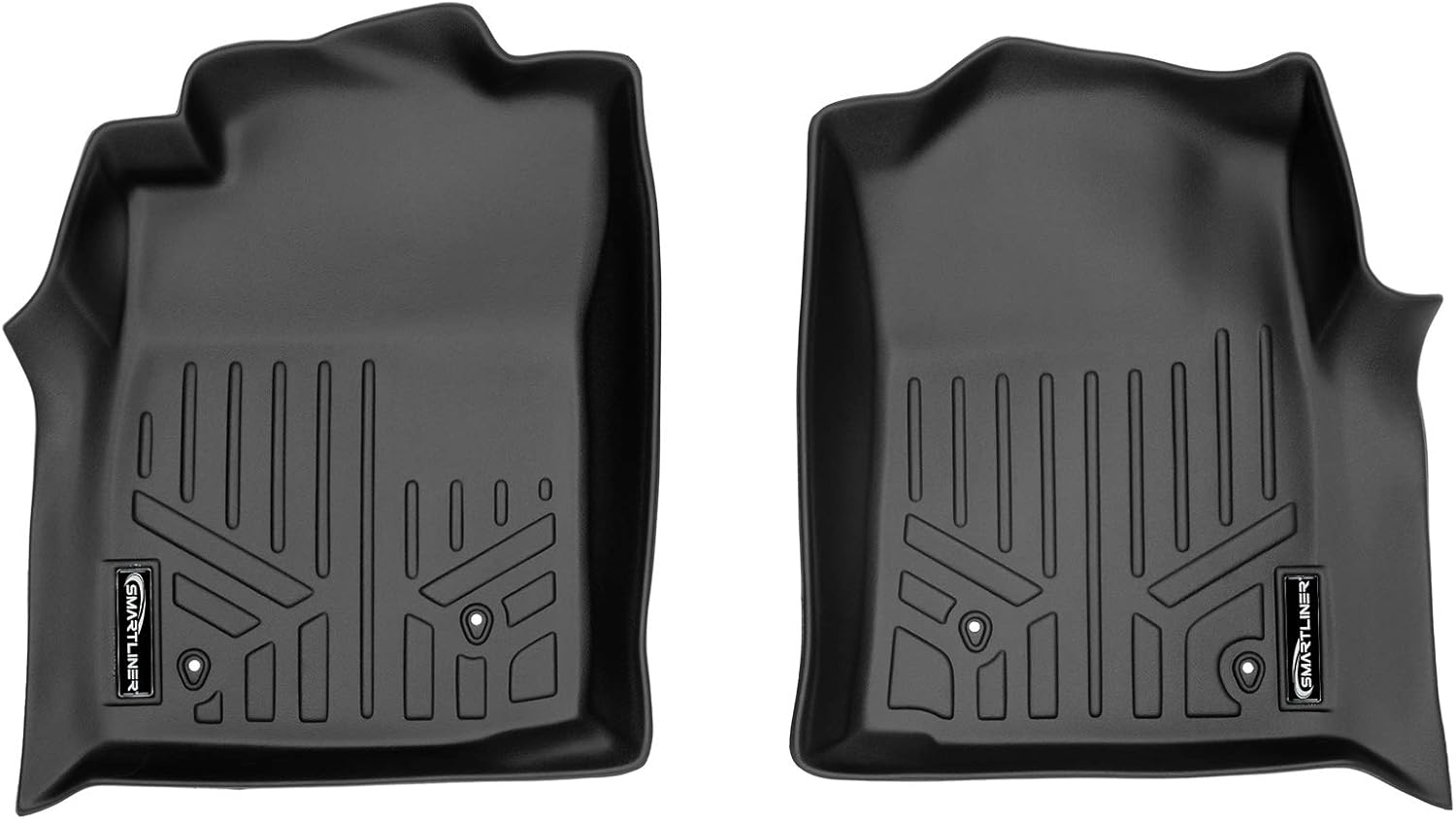 SMARTLINER Custom Fit Floor Mats 1st Row Liner Set for 2005-2011 Toyota Tacoma