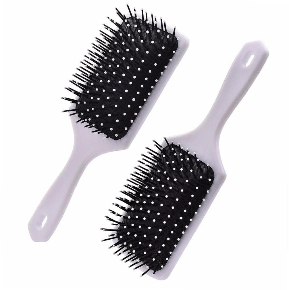 Amazon.co.jp: ヘアブラシ 櫛 大理石柄 パドル ヘアコーム 抗静電