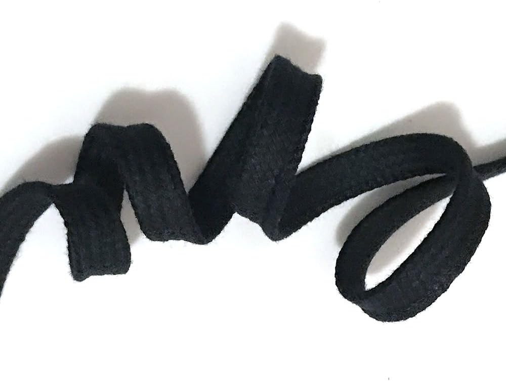 3/8 Heavy Duty Braided Cotton Flat Cord Drawstring Drawcord Handles Lace Trim 5YDS