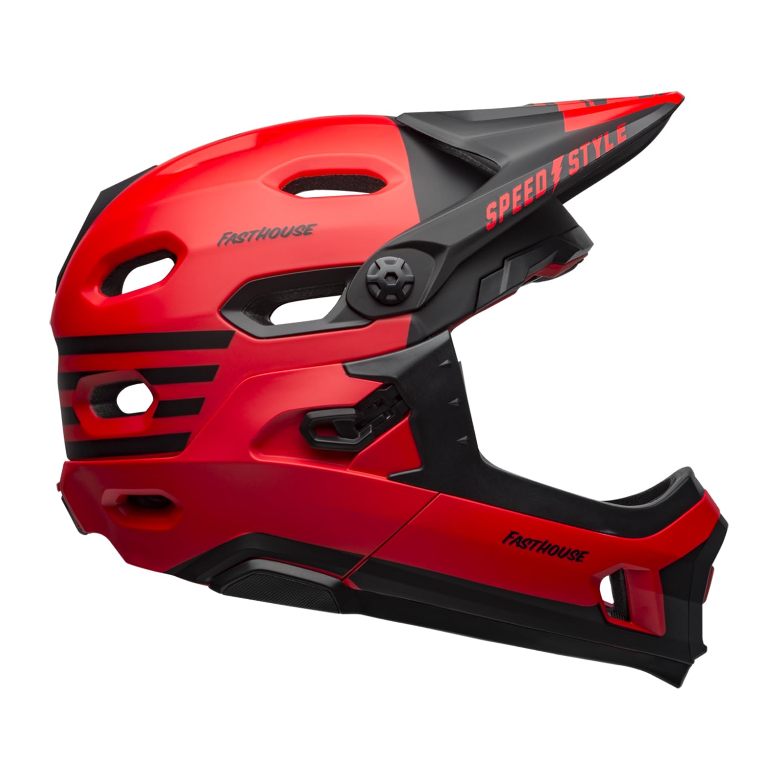 Bell Bike SUPER DH Spherical Helme Mat/Gls Red/Black Fasthouse L