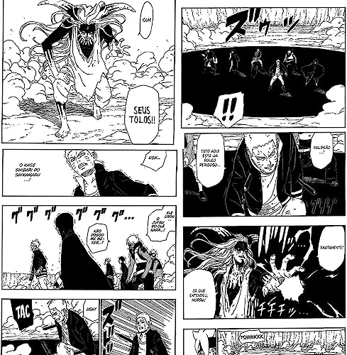 Papel de Parede Lavável Adesivo Autocolante Anime Mangá Boruto Naruto Decoração 3 Metros