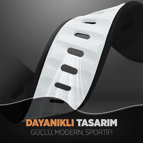Rongep [Dynamic Loop] Samsung Galaxy Watch 9/8 44mm/40mm/Classic 46mm ile Uyumlu Kordon Çift Renkli Silikon Samsung Watch 9 44mm Kordonu Premium Yumuşaklıkta Galaxy Watch 9 Kordon