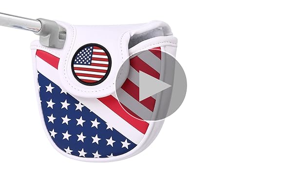 Amazon.com : USA Mallet Putter Cover Headcover Magnetic Golf