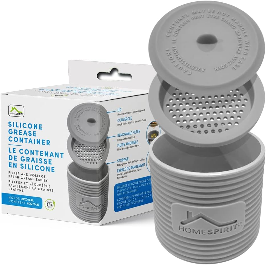 IMPRESA 2 Cup Extra Large Pink PigShaped Grease Container Novelty Bacon With