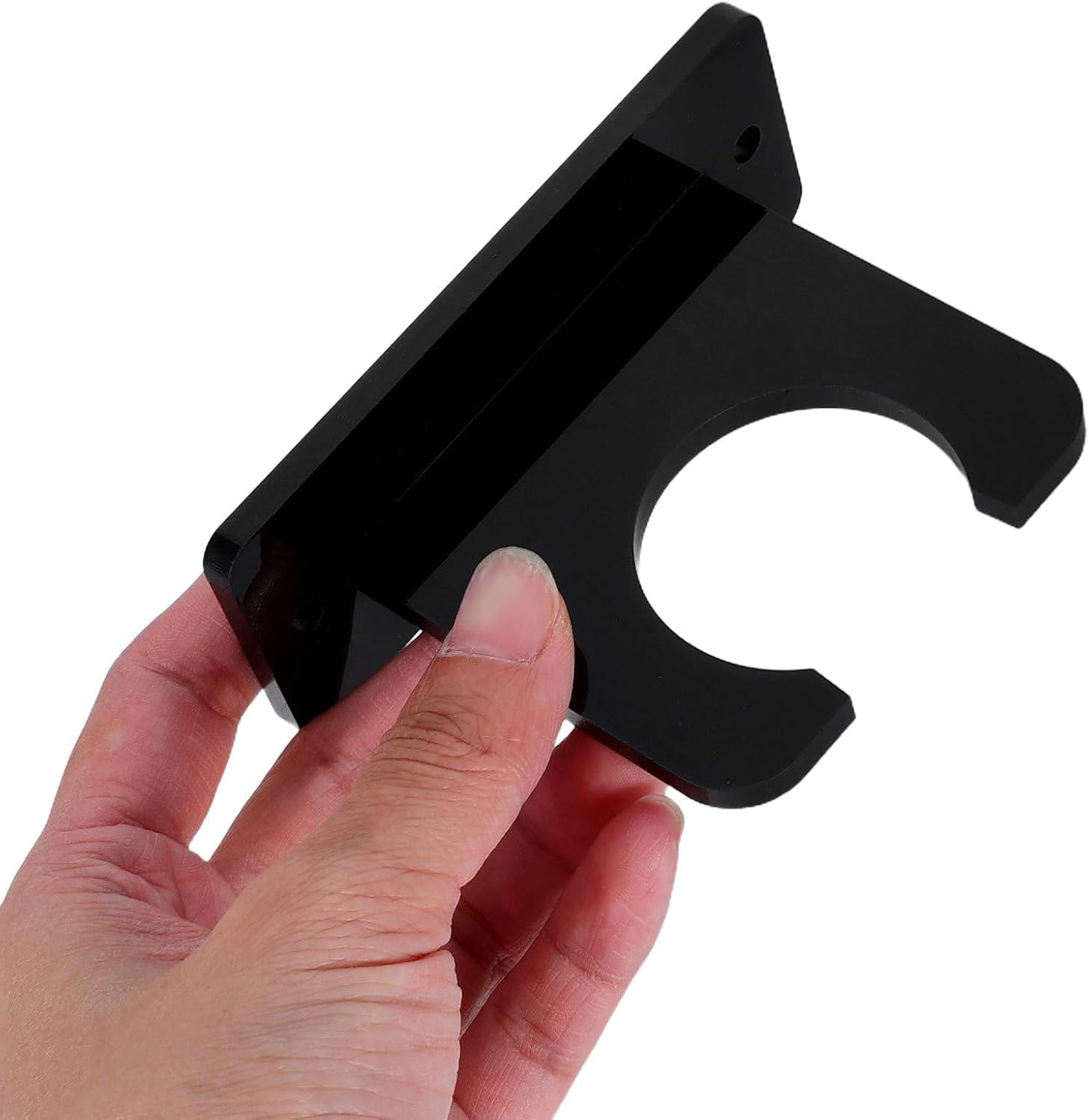 Acrylic Baseball Bat Display Holder - Vertical Softball Bat Hanger Rack for Storage and Display - Wall Mounted Bracket for Home Gym Sports Room Black