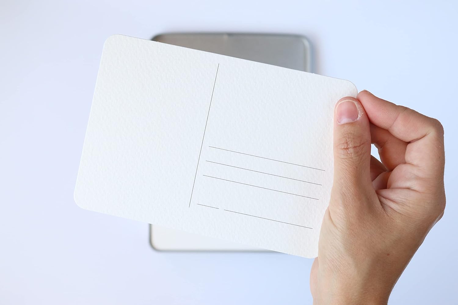 Etchr 25% Cotton Watercolor Postcards - 24 Cold Pressed Watercolor Postcards - 300g Blank Postcards for Mixed Media - Blank Cards for Painting & Art Supplies