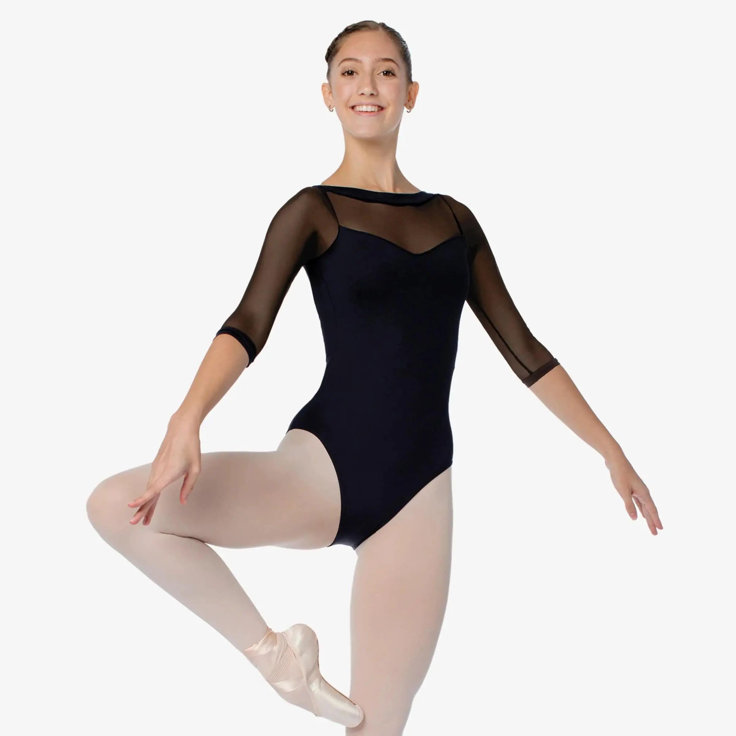 So Danca Body Leotard manica 3/4 per Ballerine Danza Classica Ballo Saggio SL129