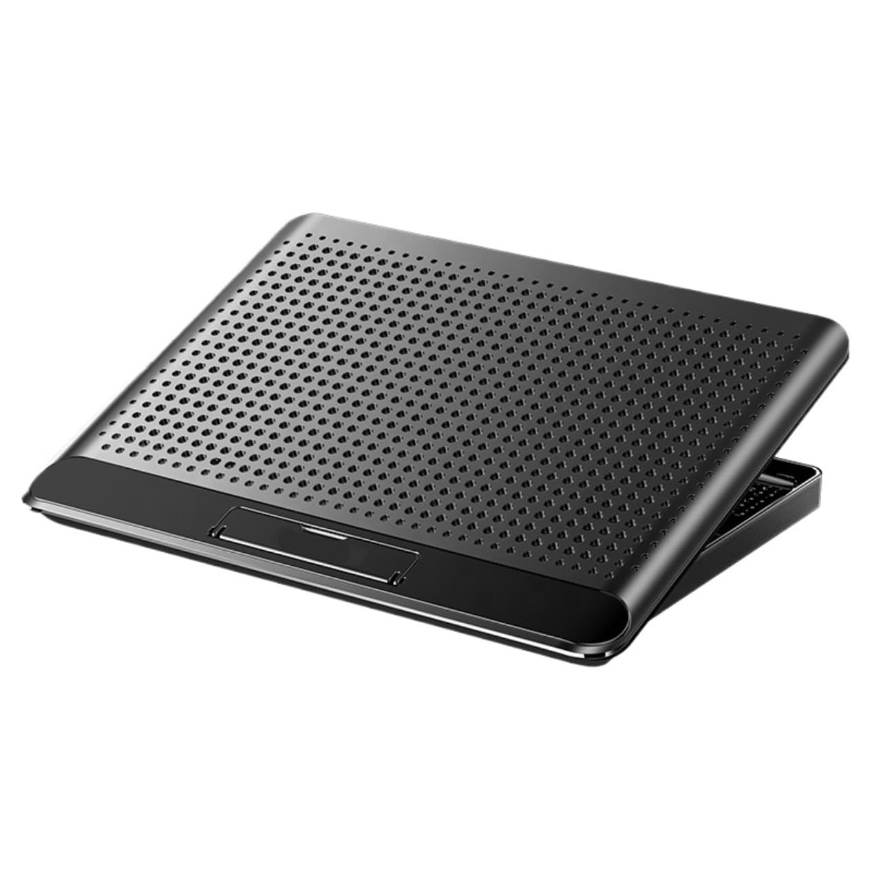 Podstawka Chłodząca Stabilny Podkładka Chłodząca Pod Laptopa Do Gier Z Regulacją Wysokości I Dwoma Portami USB Cichy Biurko(Black)