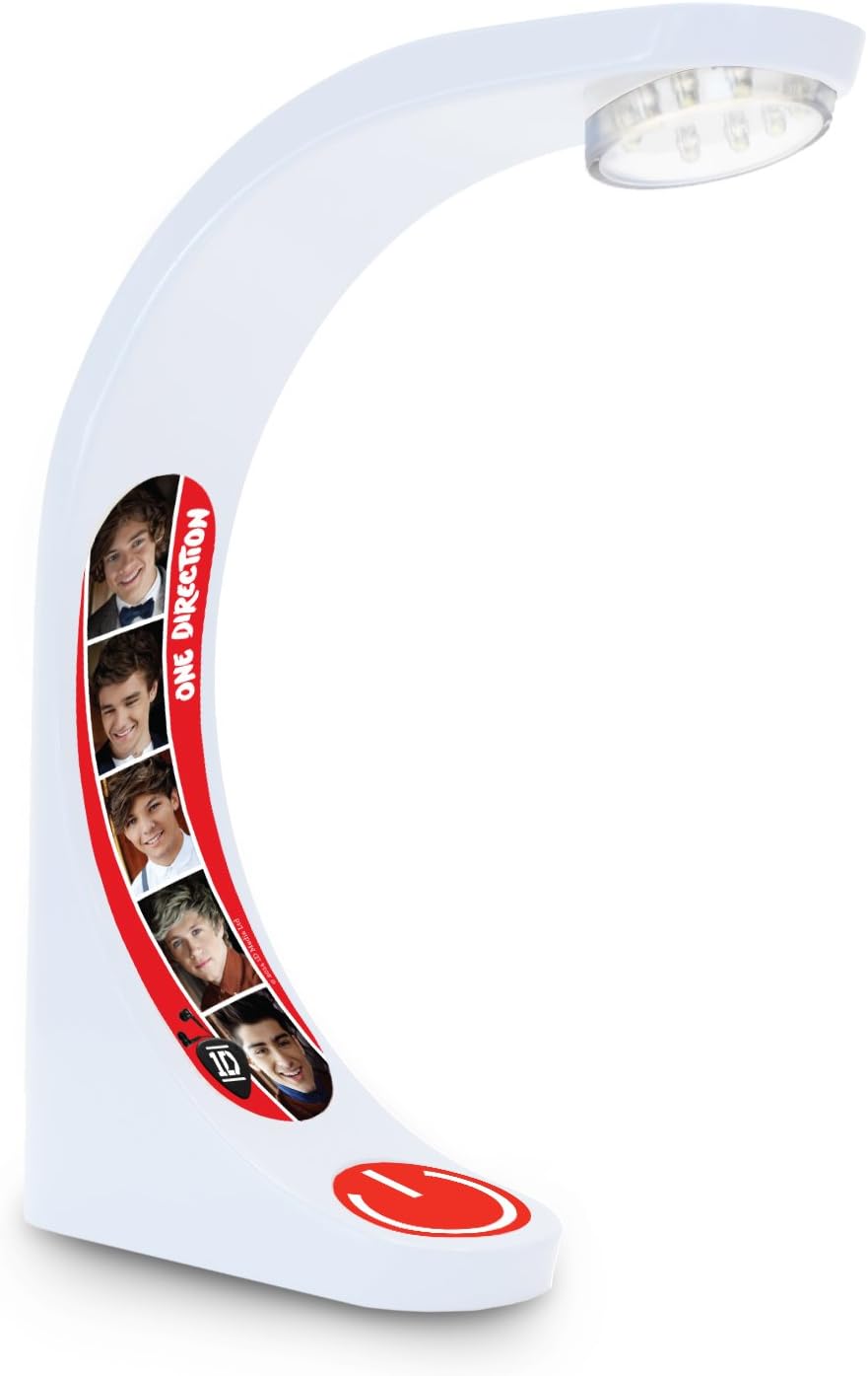 One Direction Desk Lamp, White