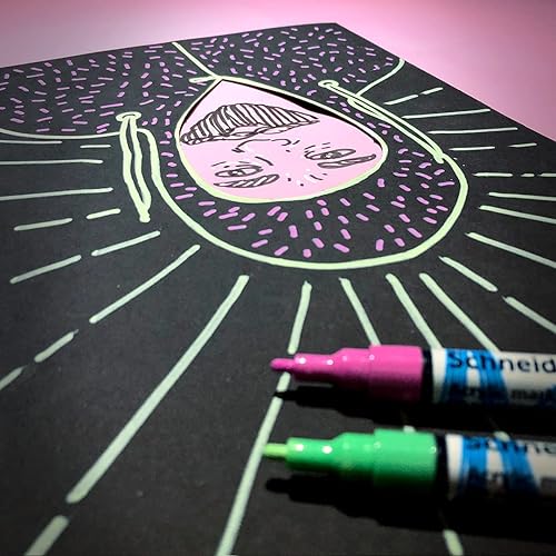 Miniatura 11 de Paint-It - Juego de 320 rotuladores acrílicos (punta redonda de 0.157 in, alta cobertura, color brillante, para casi todas las superficies) 6 piezas