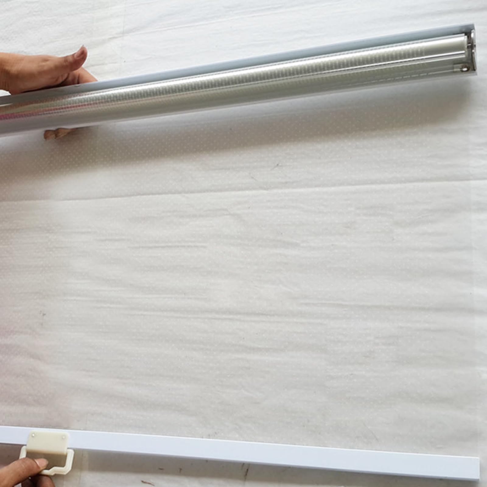 Tenda A Rullo Trasparente Per Congelatori - PET Impermeabile, 120x150cm, Antipolvere, Per Vetrine E Armadi