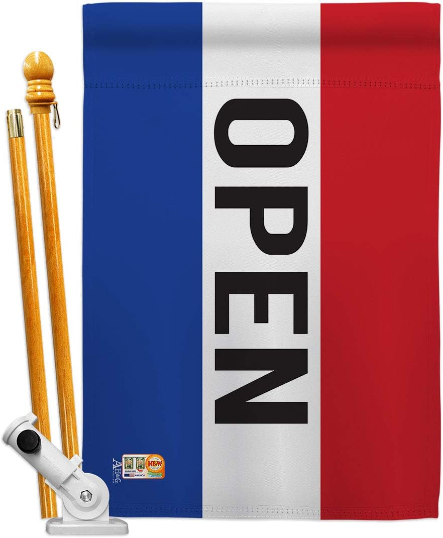 Open House Flag Novelty Merchant Sale Store Retail Business Advertisement Promotion Small Decorative Gift Yard Banner Made In USA 28 X 40