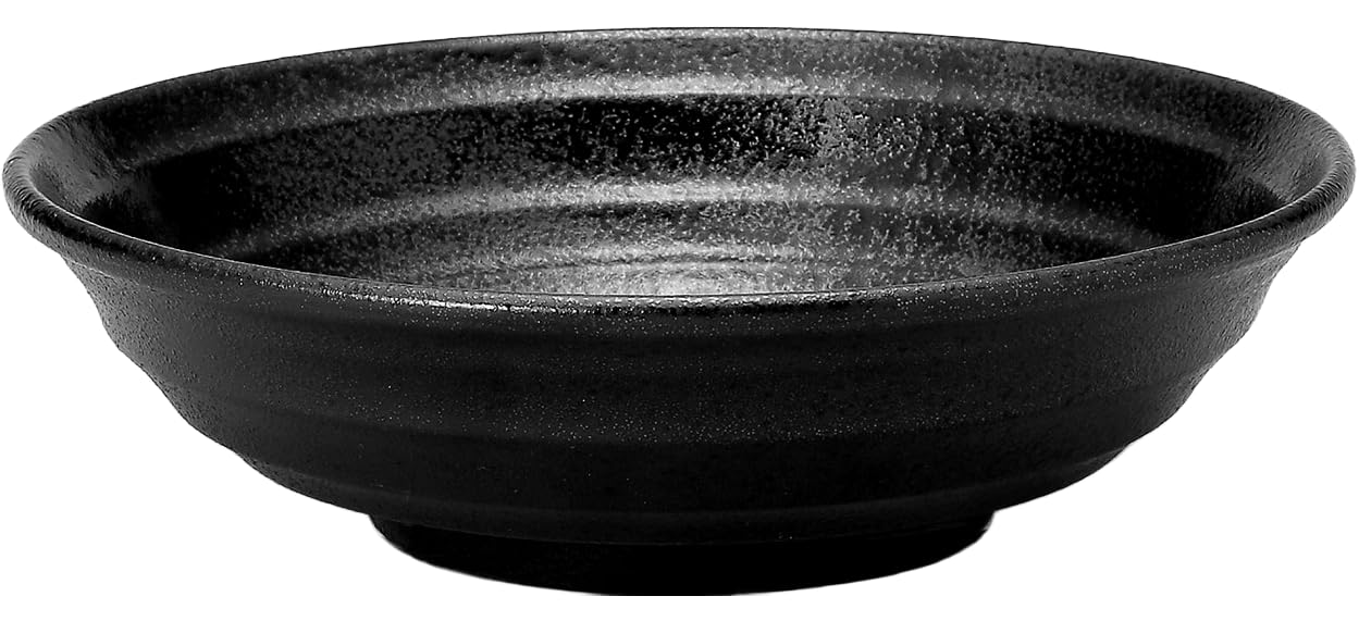 Amazon.co.jp: 【公式】YAMATSU STANDARD 鳴門 24cm麺鉢・3枚セット 黒