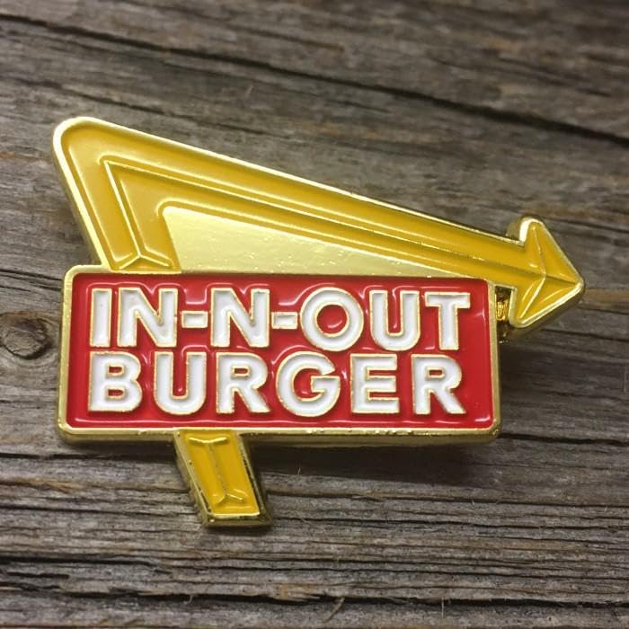 Amazon | ピンバッジ IN-N-OUT BURGER ロゴ イン&アウトバーガー