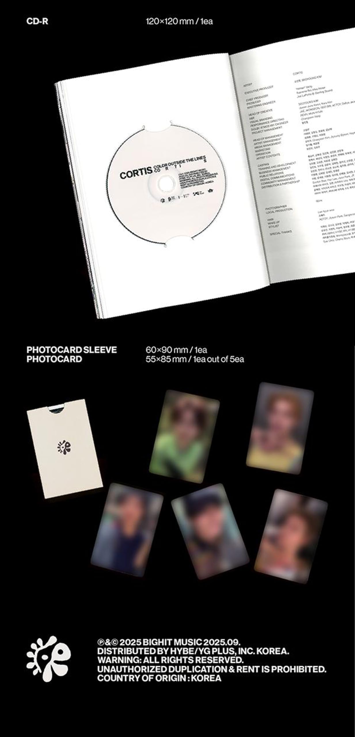 Amazon.com: CORTIS COLOR OUTSIDE THE LINES 1st EP Album (Photobook